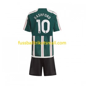 Fußballtrikots Manchester United Marcus Rashford 10 Kinder 2023-2024 Kurzarm Auswärts-trikot kaufen